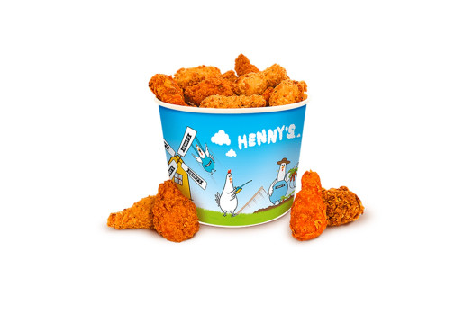 Chick'n bucket boneless wing