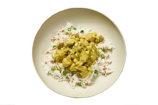 Poulet curry riz