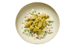 Poulet curry riz