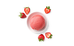 Glace fraise caddy