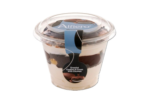Tiramisu cookie cream choco pot