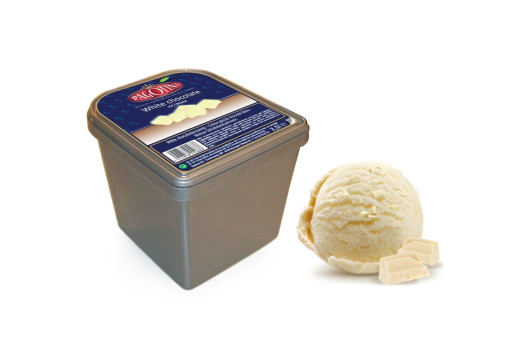 Glace chocolat blanc
