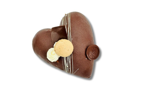 Coeur glace vanille/chocolat