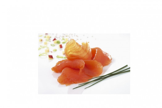 Saumon fumé sans peau