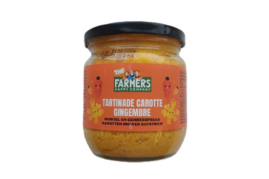 Tartinade carotte gingembre bio