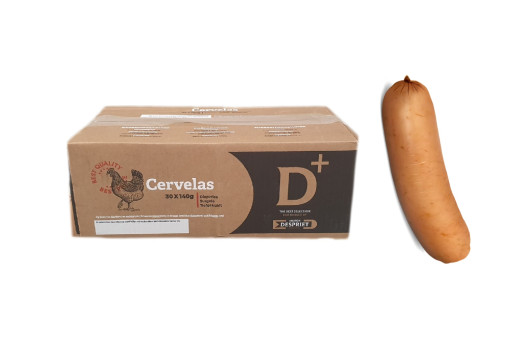 Cervelas brun surgelé