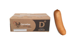 Cervelas brun surgelé