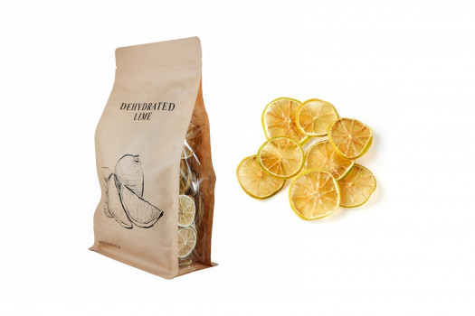 Citron vert tranche déshydratée