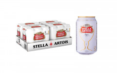 Bière stella artois cans