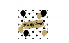 Serviette célébration 33*33cm