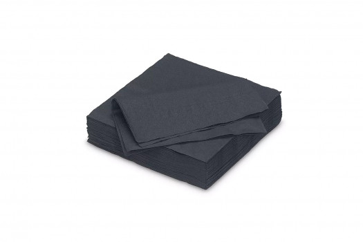 Serviette noire 40*40cm