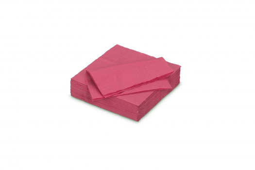 Serviette framboise 25*25cm