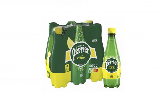 Eau pétillante citron pet