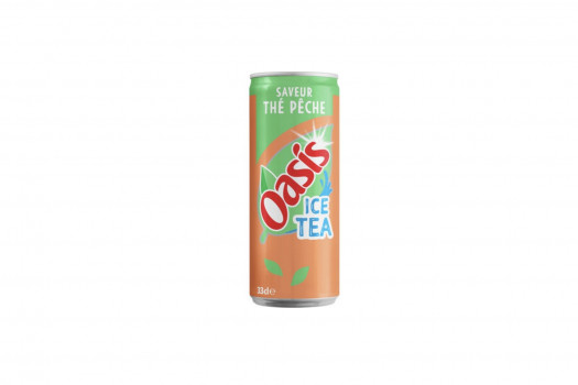 Oasis thé pêche cans