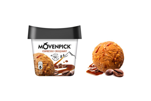 Glace espresso croquant