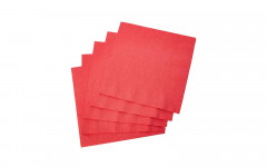Serviette rouge 33*33cm
