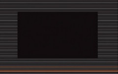 Set de table noir et orange