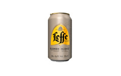 Bière leffe blonde cans