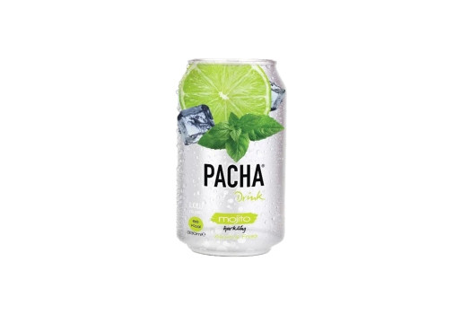 Eau pétillante mojito cans