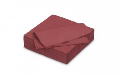 Serviette bordeaux 33*33cm
