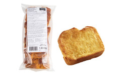 Brioche perdue tranchée