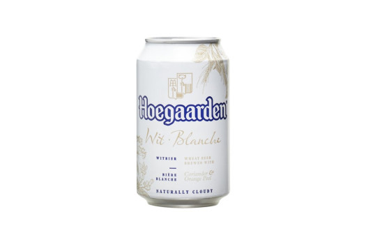 Bière hoegaarden cans
