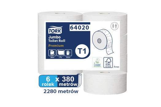 Papier wc jumbo mamouth t1 /64020