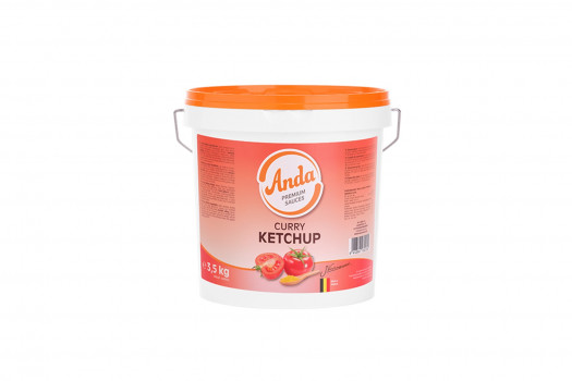 Sauce ketchup curry seau