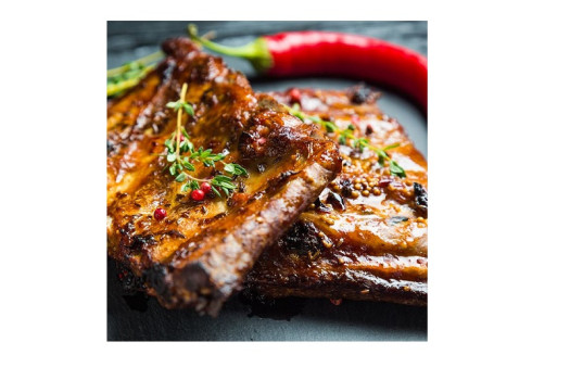 Spare ribs de porc mariné