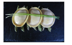 Raviole verte ricotta asperge