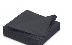 Serviette noire 40*40cm