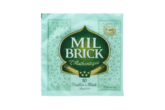 Feuille de brick surgelée