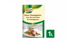 Sauce champignons avec morceaux brick