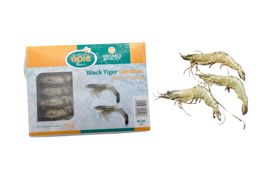 Gambas 16/20 body peeled bt