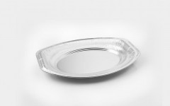 Plat en alu oval 35cm