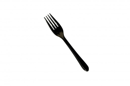 Fourchette réutilisable noire