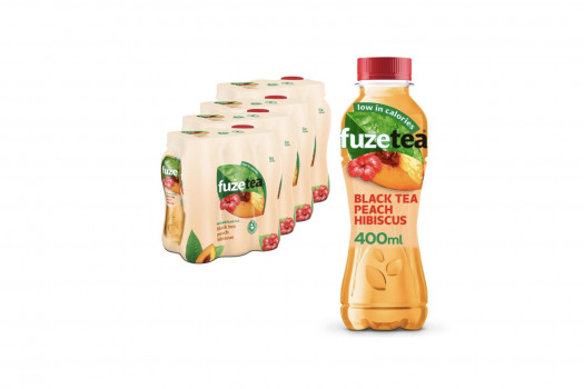 Fuze tea peach hibiscus pet
