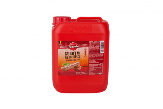 Sauce ketchup curry bidon