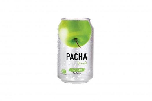 Eau pétillante pomme cans