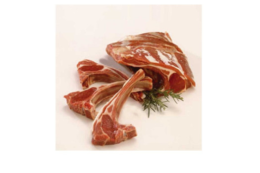 Cote d'agneau carré scie