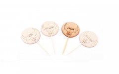 Steackmarker bambou à point