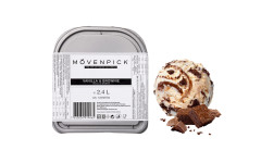 Glace vanille brownie