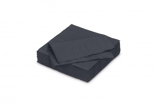 Serviette noire 33*33cm