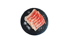 Lard fumé en tranche