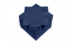 Serviette bleue foncé 33*33cm