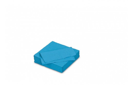 Serviette bleue azur 33*33cm
