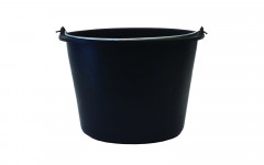 Seau noir maçon 12l