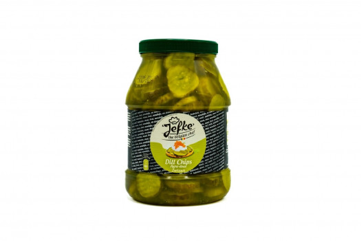 Cornichon dill chips bocal