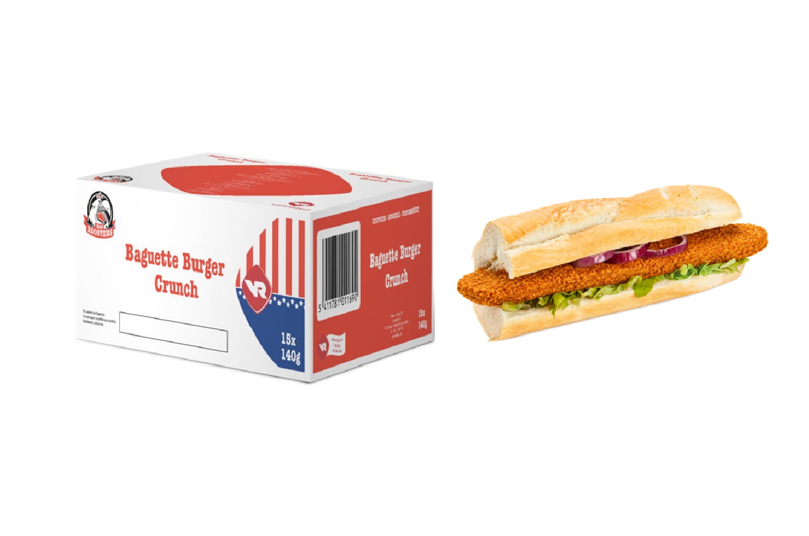 Baguette Burger Crunch