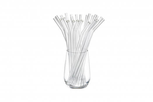 Paille en verre réutilisable